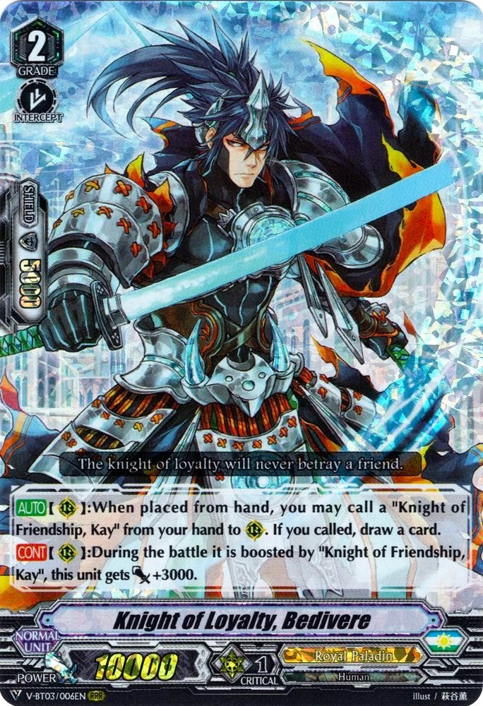 Image of Knight of Loyalty, Bedivere (V-BT03/006EN) [Miyaji Academy CF Club]
