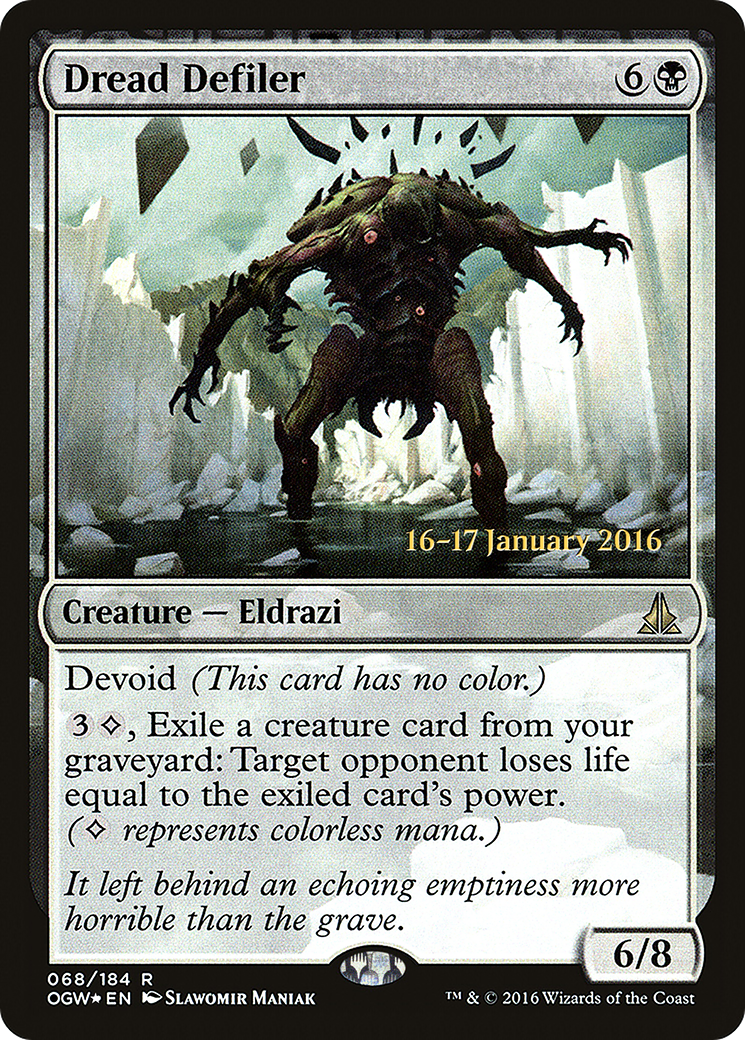 Image of Dread Defiler [Oath of the Gatewatch Prerelease Promos]