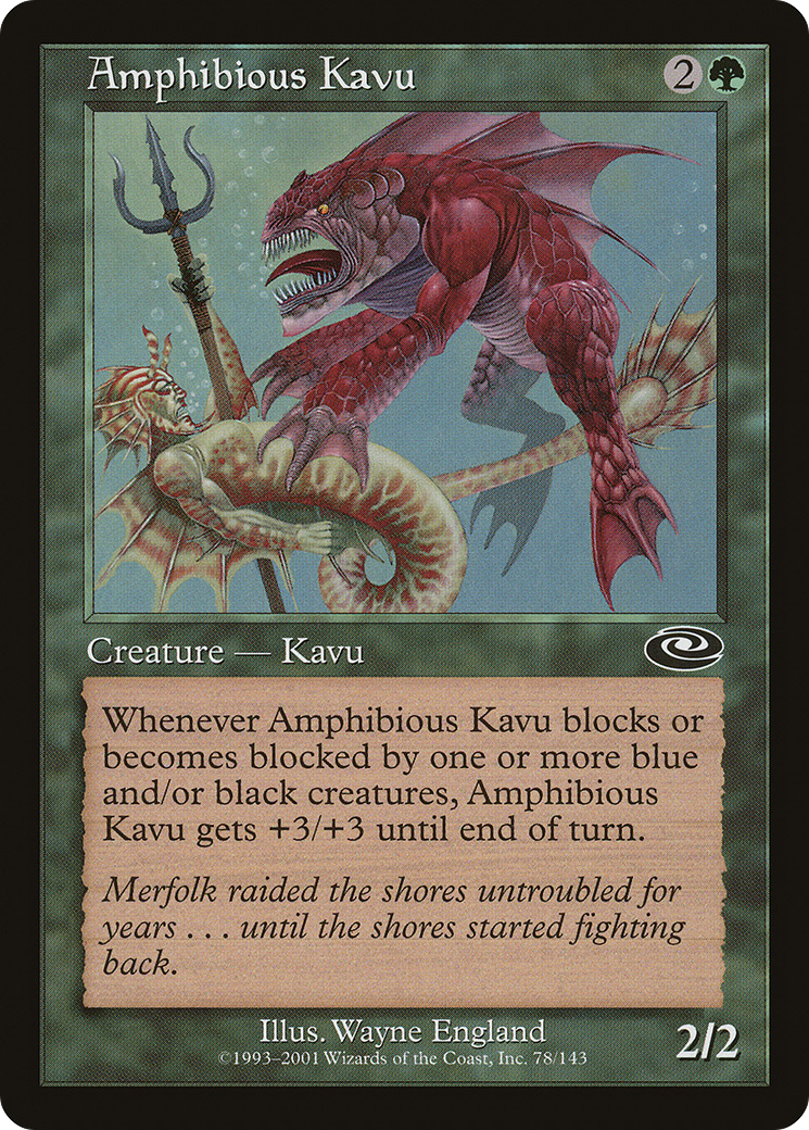 Image of Amphibious Kavu [Planeshift]