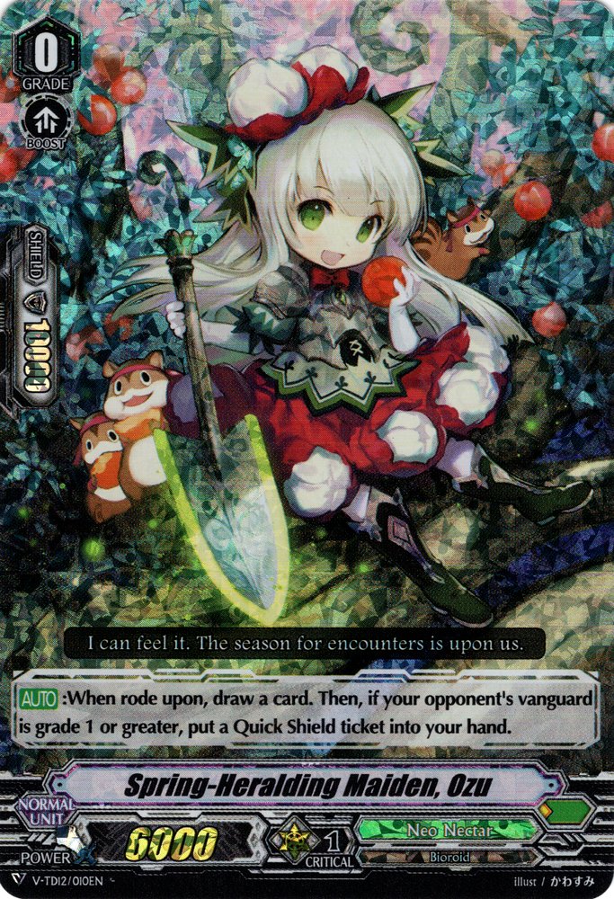 Image of Spring-Heralding Maiden, Ozu (Parallel Foil) (V-TD12/010EN) [Ahsha]