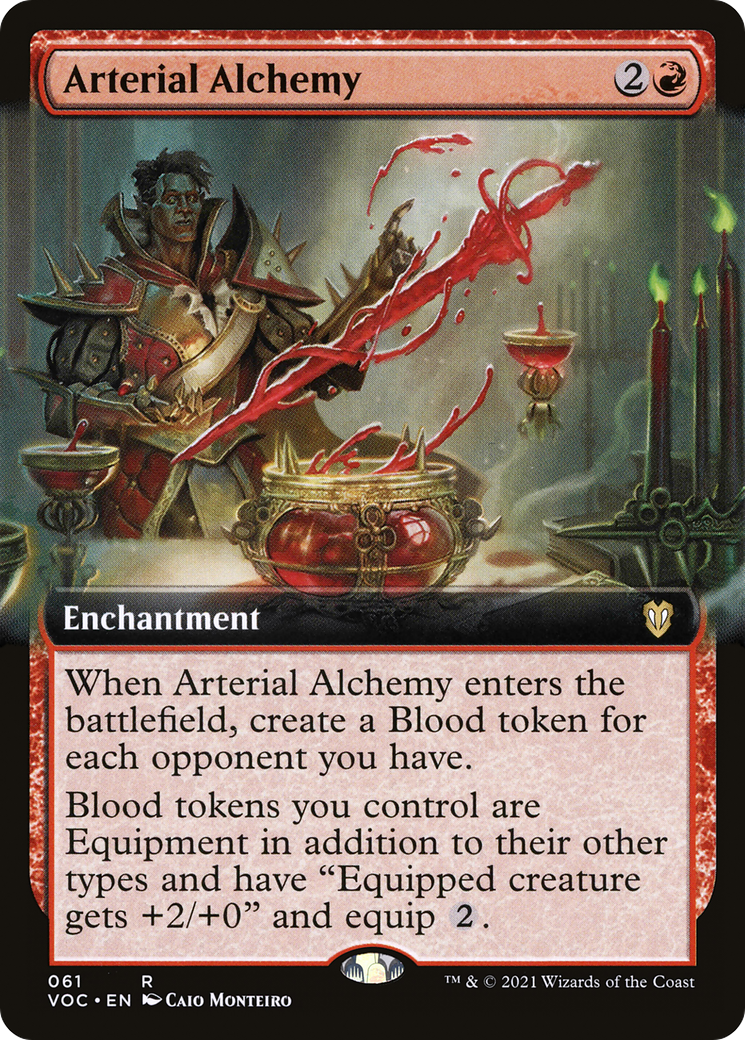 Image of Arterial Alchemy (Extended Art) [Innistrad: Crimson Vow Commander]