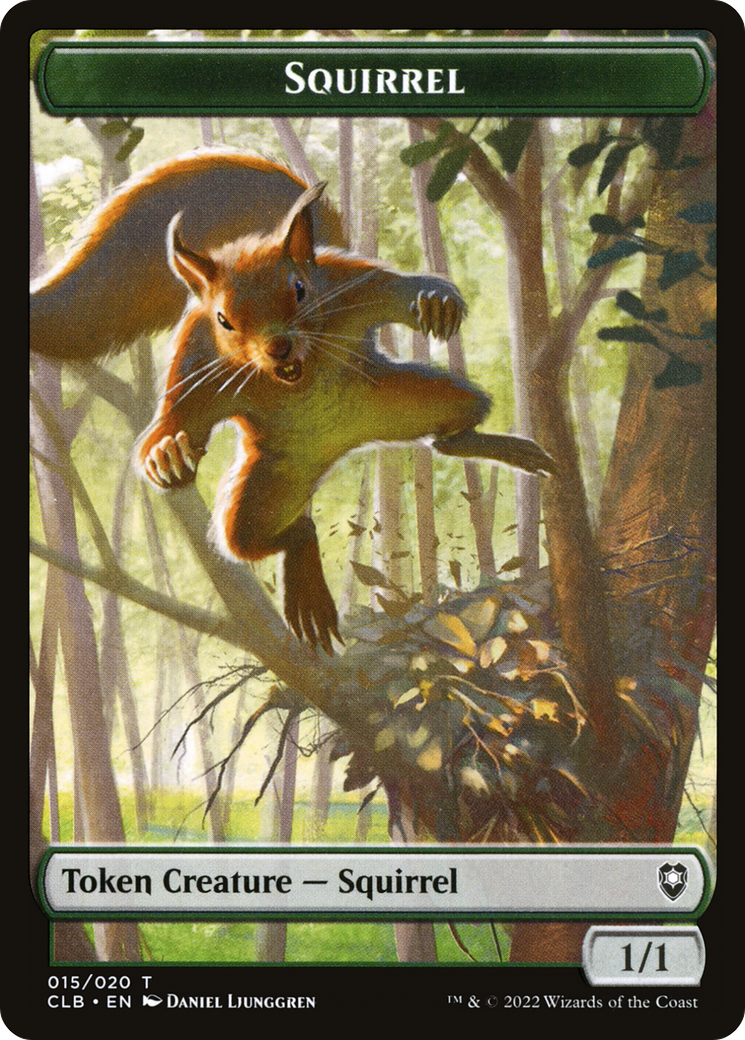 Image of Squirrel Token [Commander Legends: Battle for Baldur's Gate Tokens]