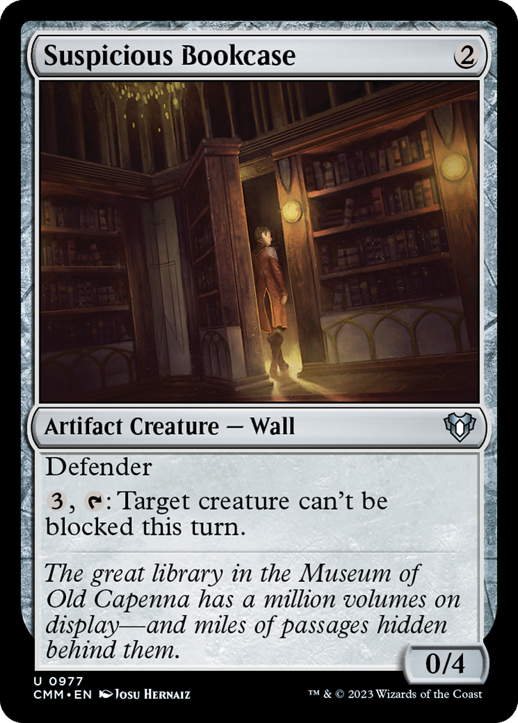 Image of Suspicious Bookcase [Commander Masters]