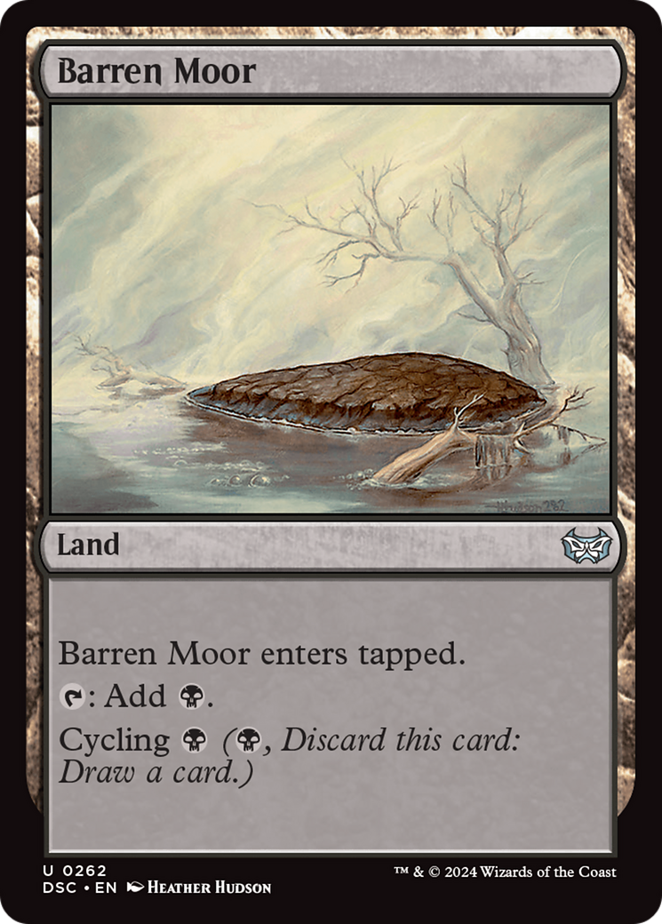 Image of Barren Moor [Duskmourn: House of Horror Commander]