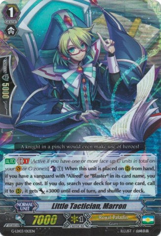 Image of Little Tactician, Marron (RRR) (G-LD03/012EN) [G-Legend Deck Vol.3: The Blaster]