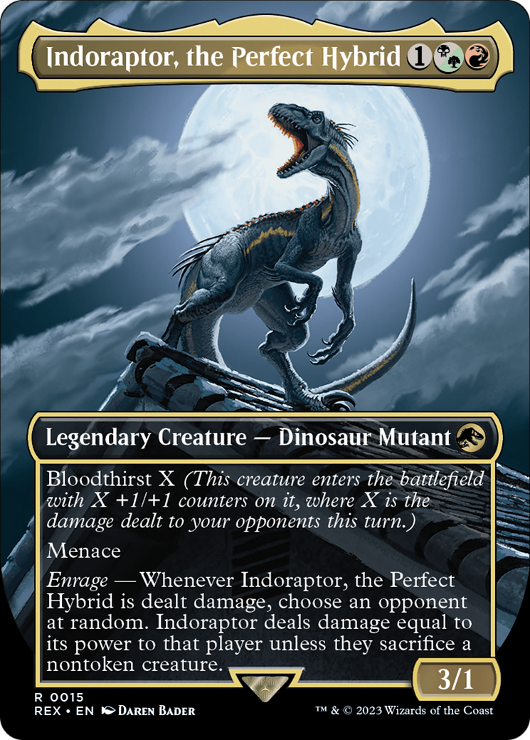 Image of Indoraptor, the Perfect Hybrid (Borderless) [Jurassic World Collection]