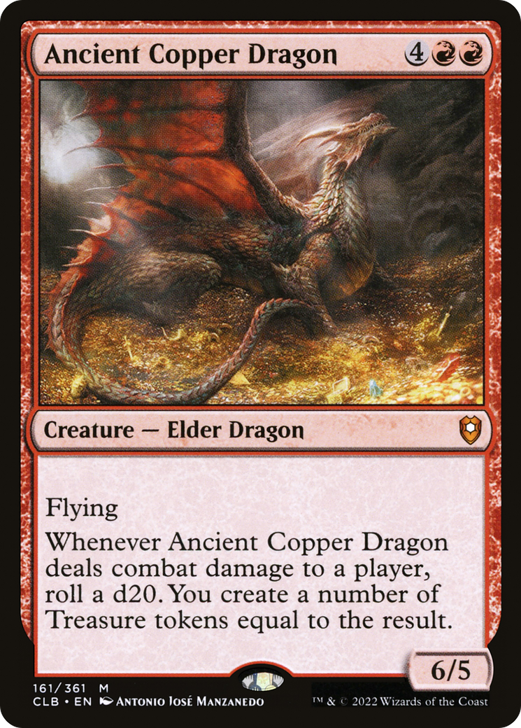 Image of Ancient Copper Dragon [Commander Legends: Battle for Baldur's Gate]