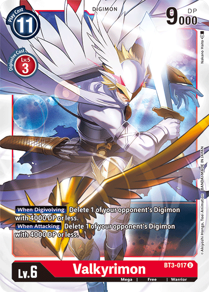 Image of Valkyrimon [BT3-017] [Release Special Booster Ver.1.5]