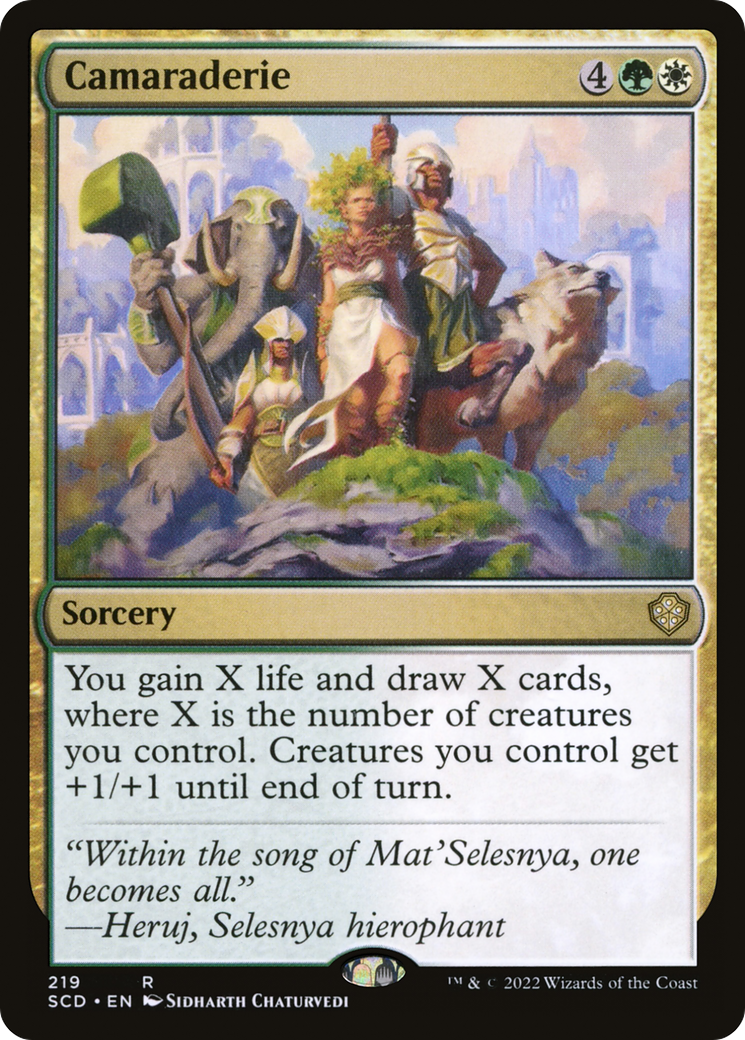 Image of Camaraderie [Starter Commander Decks]