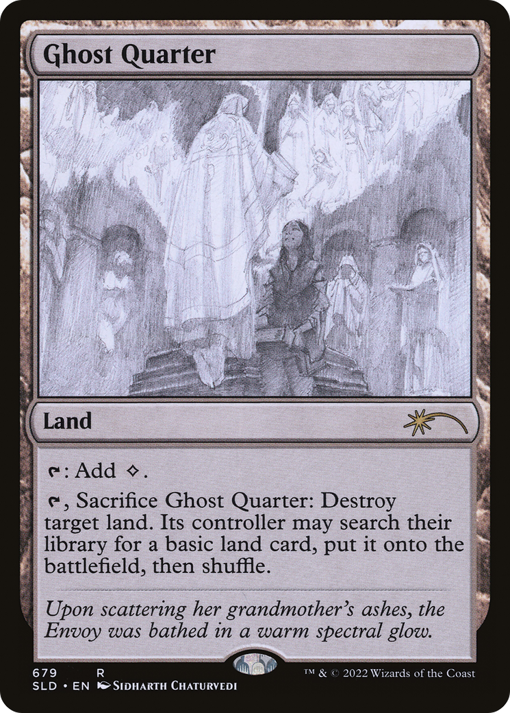 Image of Ghost Quarter (Sketch) [Secret Lair Drop Promos]