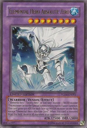 Image of Elemental Hero Absolute Zero [YG04-EN001] Ultra Rare