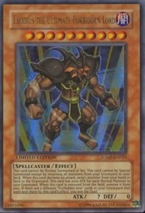 Image of Exodius the Ultimate Forbidden Lord [JUMP-EN025] Ultra Rare