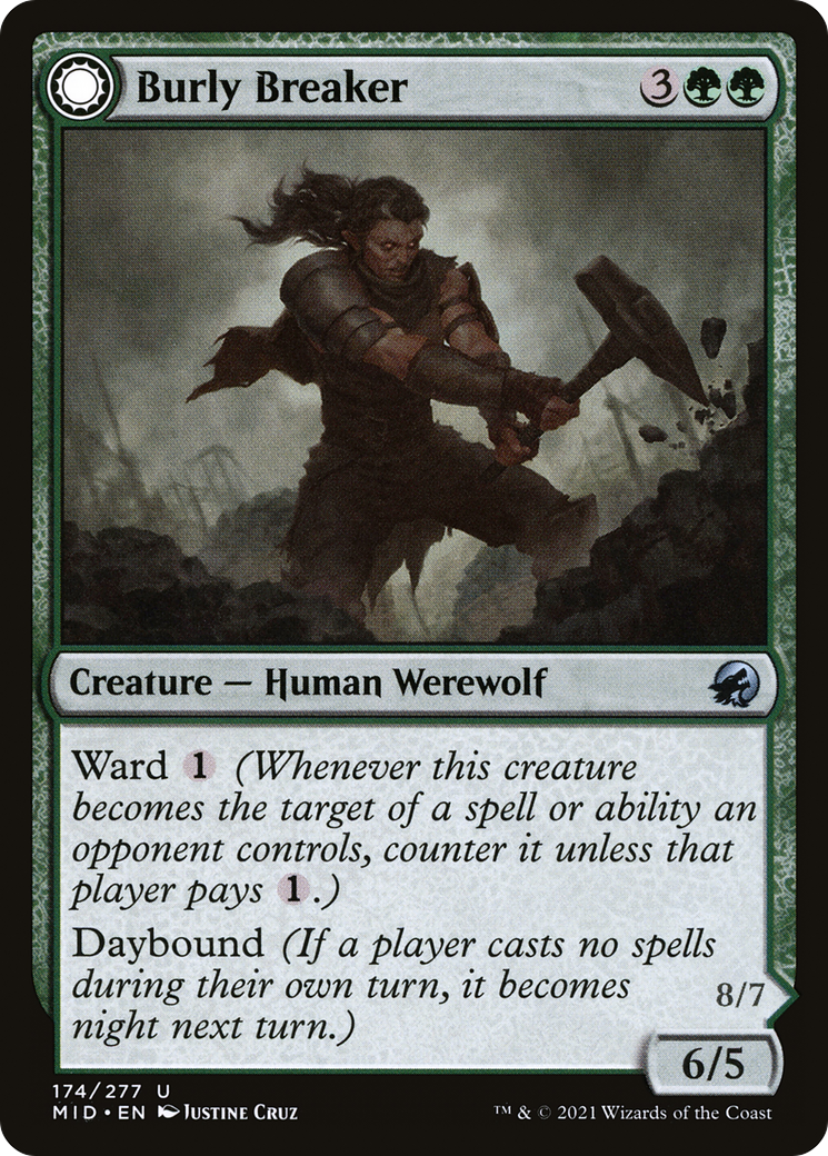 Image of Burly Breaker // Dire-Strain Demolisher [Innistrad: Midnight Hunt]
