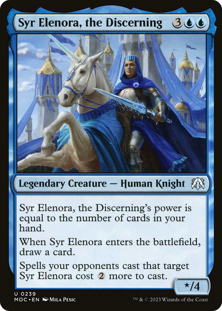 Image of Syr Elenora, the Discerning [March of the Machine Commander]