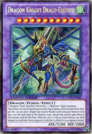 Image of Dragon Knight Draco-Equiste [CT07-EN003] Secret Rare