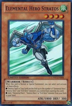 Image of Elemental Hero Stratos [CT07-EN006] Super Rare
