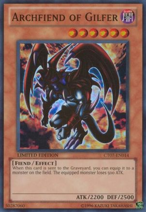 Image of Archfiend of Gilfer [CT07-EN014] Super Rare