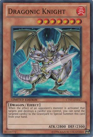 Image of Dragonic Knight [CT07-EN017] Super Rare