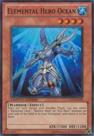 Image of Elemental Hero Ocean [CT07-EN018] Super Rare