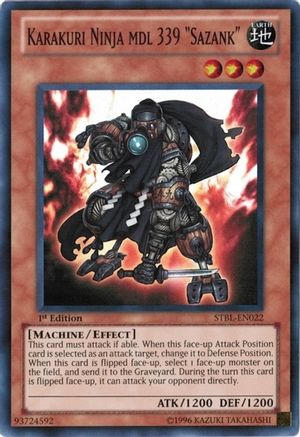 Image of Karakuri Ninja mdl 339 Sazank [STBL-EN022] Super Rare