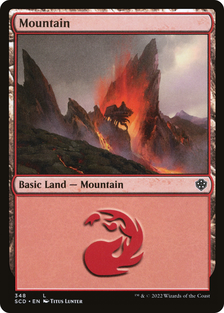 Image of Mountain (348) [Starter Commander Decks]