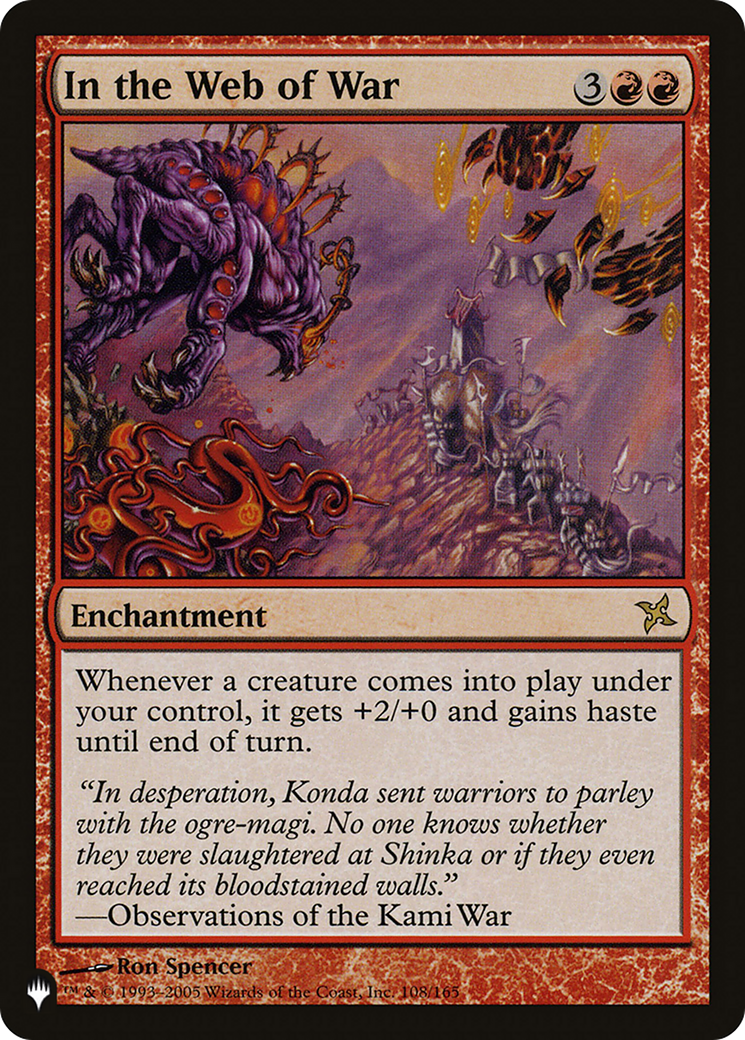 Image of In the Web of War [The List]