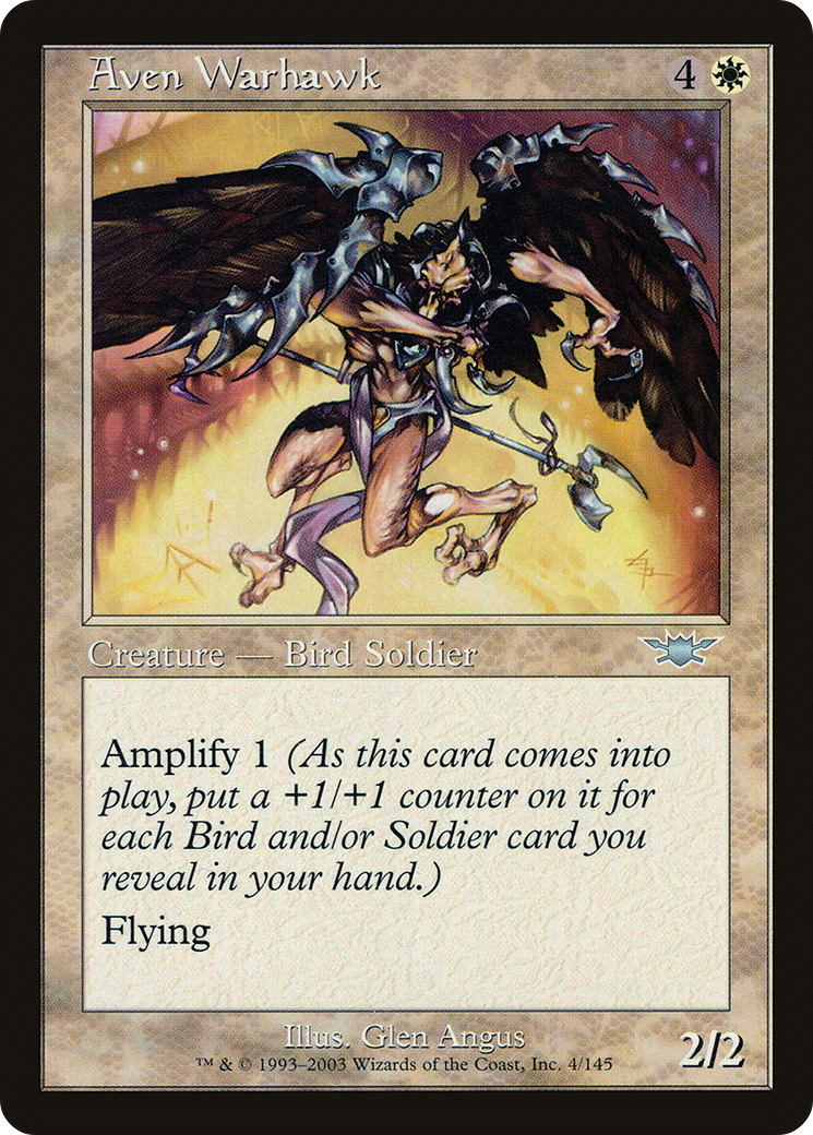 Image of Aven Warhawk [Legions]