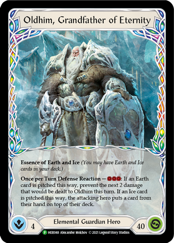 Oldhim, Grandfather of Eternity [HER048] (Promo)  Rainbow Foil