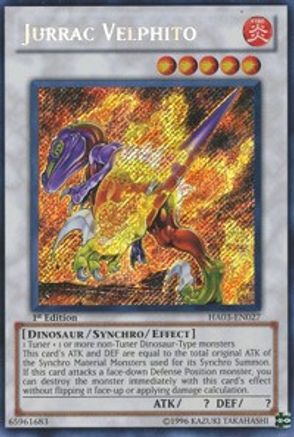 Image of Jurrac Velphito [HA03-EN027] Secret Rare