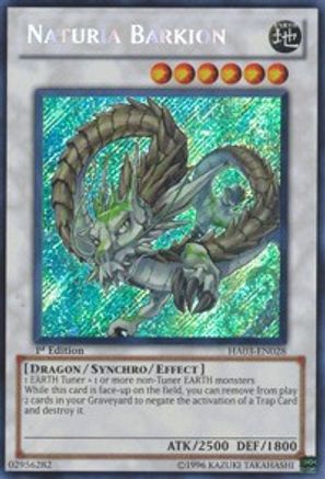 Image of Naturia Barkion [HA03-EN028] Secret Rare