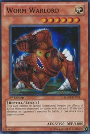 Image of Worm Warlord [HA03-EN053] Super Rare