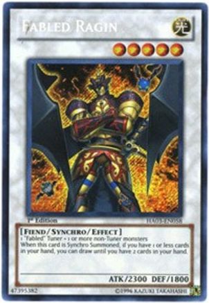 Image of Fabled Ragin [HA03-EN058] Secret Rare
