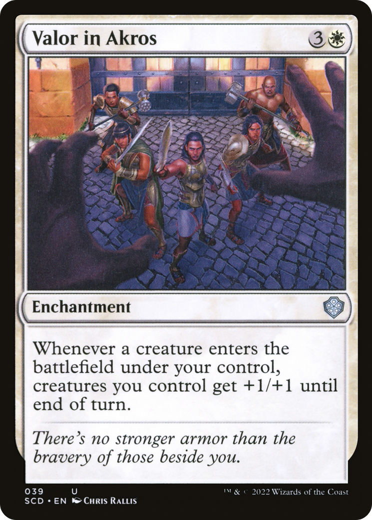 Image of Valor in Akros [Starter Commander Decks]