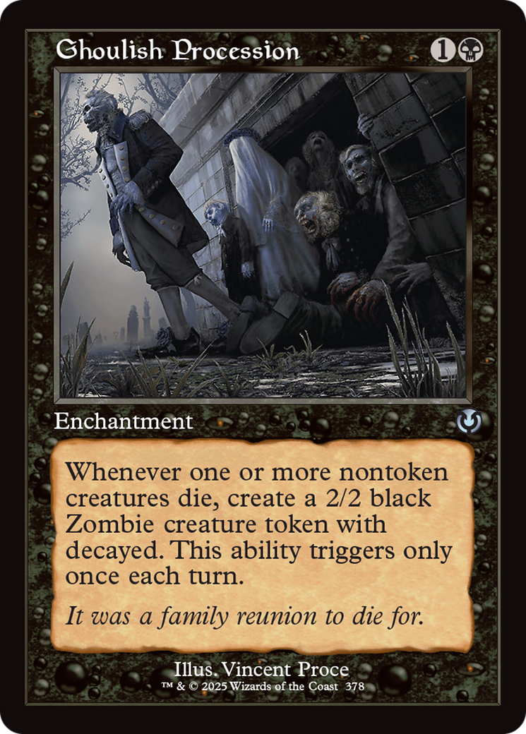 Image of Ghoulish Procession (Retro Frame) [Innistrad Remastered]