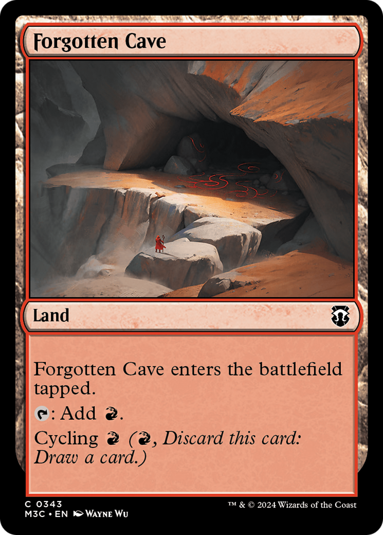Image of Forgotten Cave (Ripple Foil) [Modern Horizons 3 Commander]