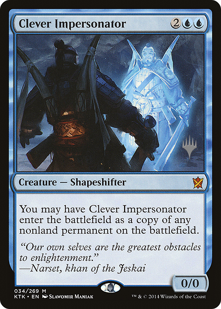 Image of Clever Impersonator (Promo Pack) [Khans of Tarkir Promos]