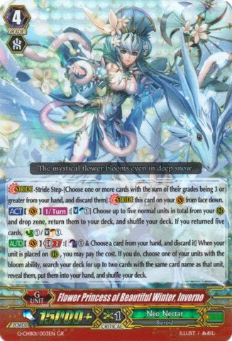 Flower Princess of Beautiful Winter, Inverno (G-CHB01/003EN) [TRY3 NEXT]