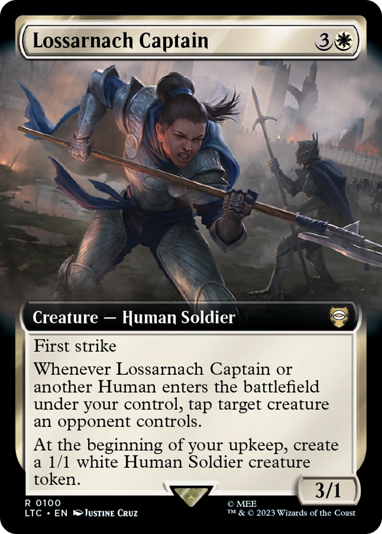 Image of Lossarnach Captain (Extended Art) (LTC-100) - Tales of Middle-earth Commander: (Extended Art) Foil
