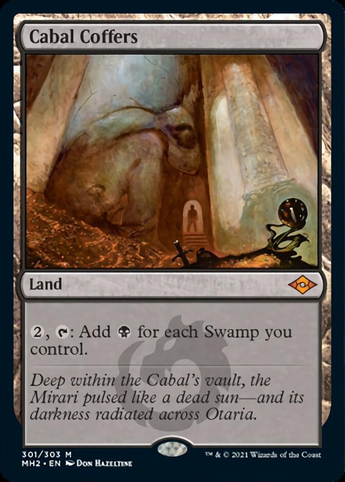 Image of Cabal Coffers (Foil Etched) [Modern Horizons 2]