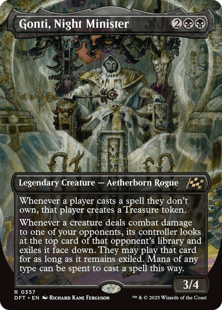 Image of Gonti, Night Minister (Borderless) [Aetherdrift]