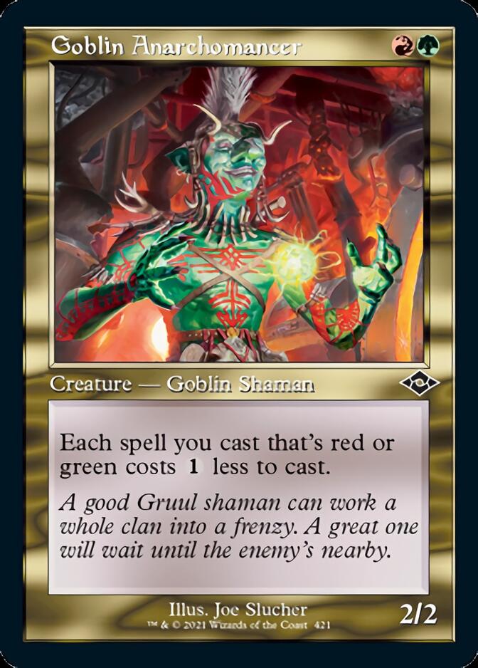 Image of Goblin Anarchomancer (Retro Foil Etched) [Modern Horizons 2]