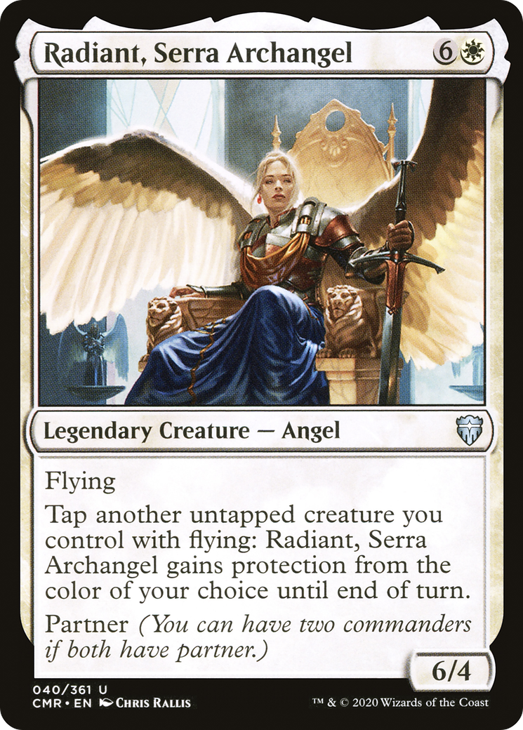 Image of Radiant, Serra Archangel [Commander Legends]
