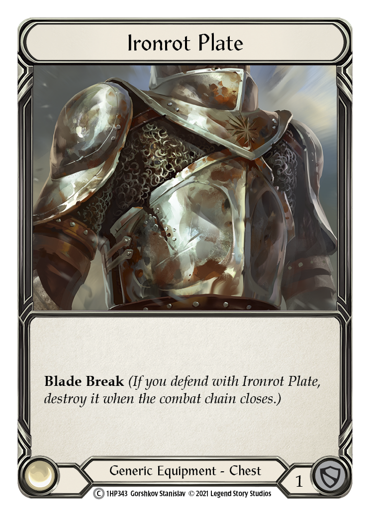 Image of Ironrot Plate [1HP343] (History Pack 1)