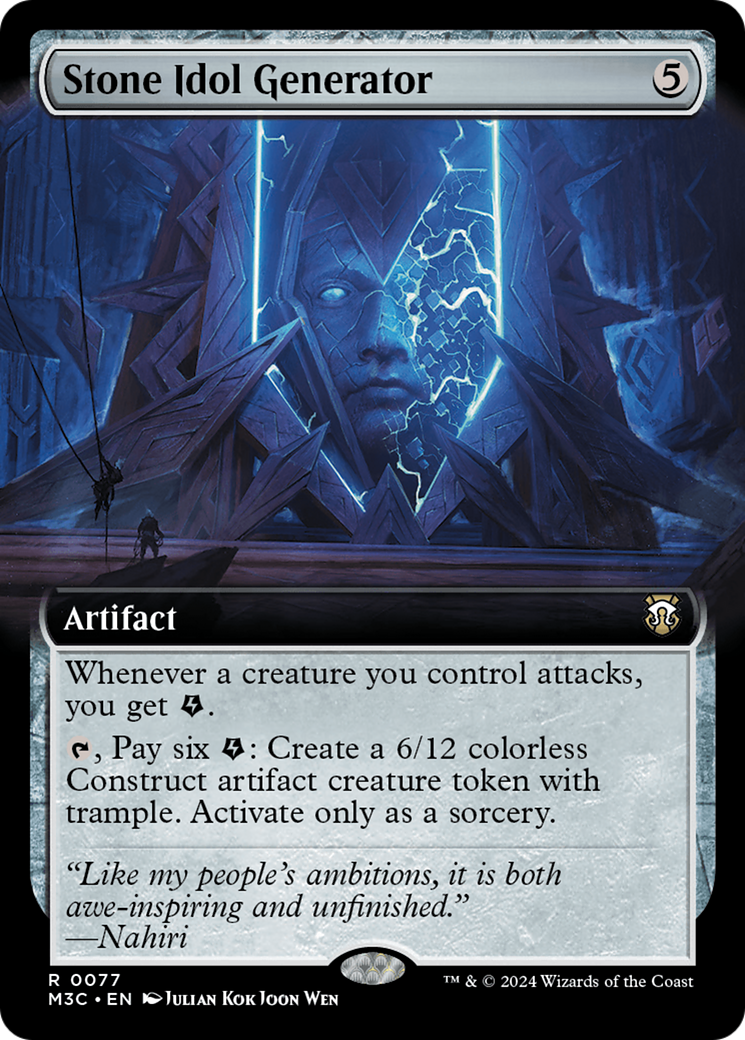 Image of Stone Idol Generator (Extended Art) [Modern Horizons 3 Commander]