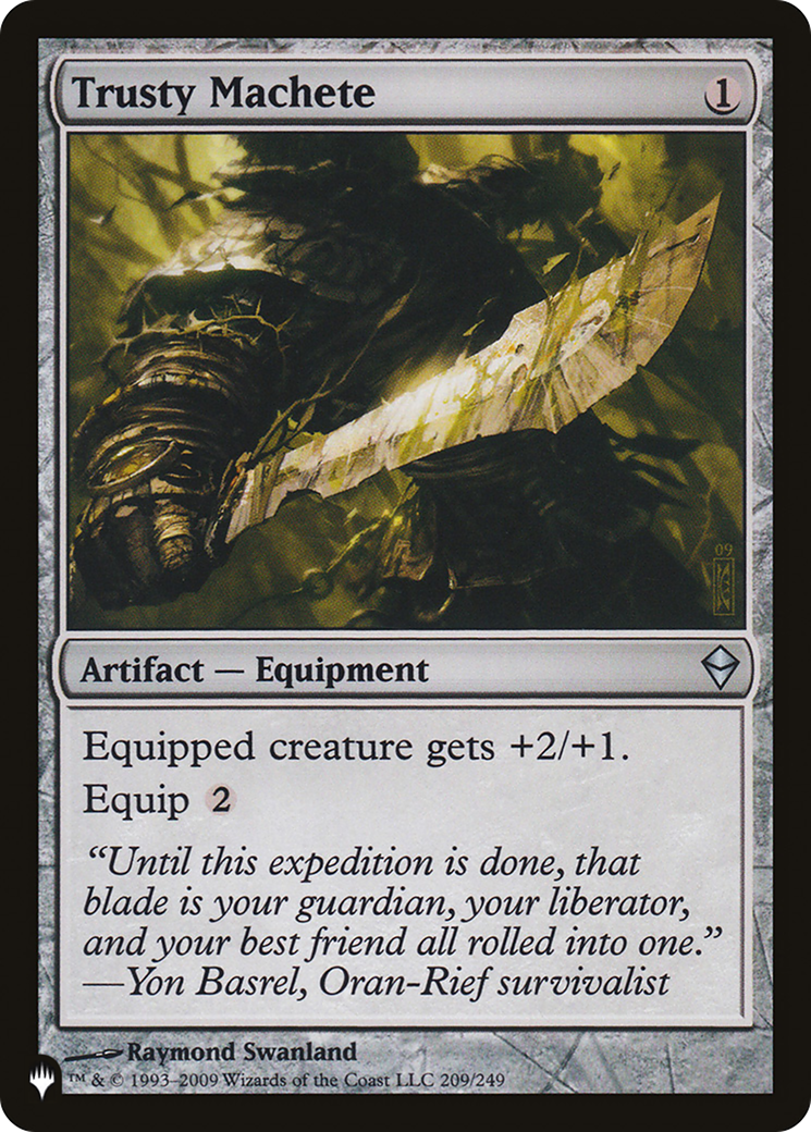 Image of Trusty Machete [The List]