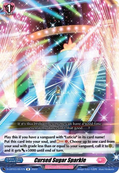 Image of Cursed Sugar Sparkle (D-LBT03/051EN) [Lyrical Monasterio: Summertime Memories!]