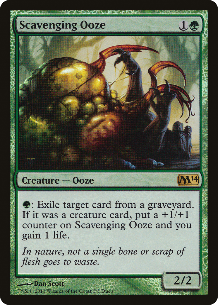 Image of Scavenging Ooze (Duels of the Planeswalkers Promos) [Duels of the Planeswalkers Promos 2013]