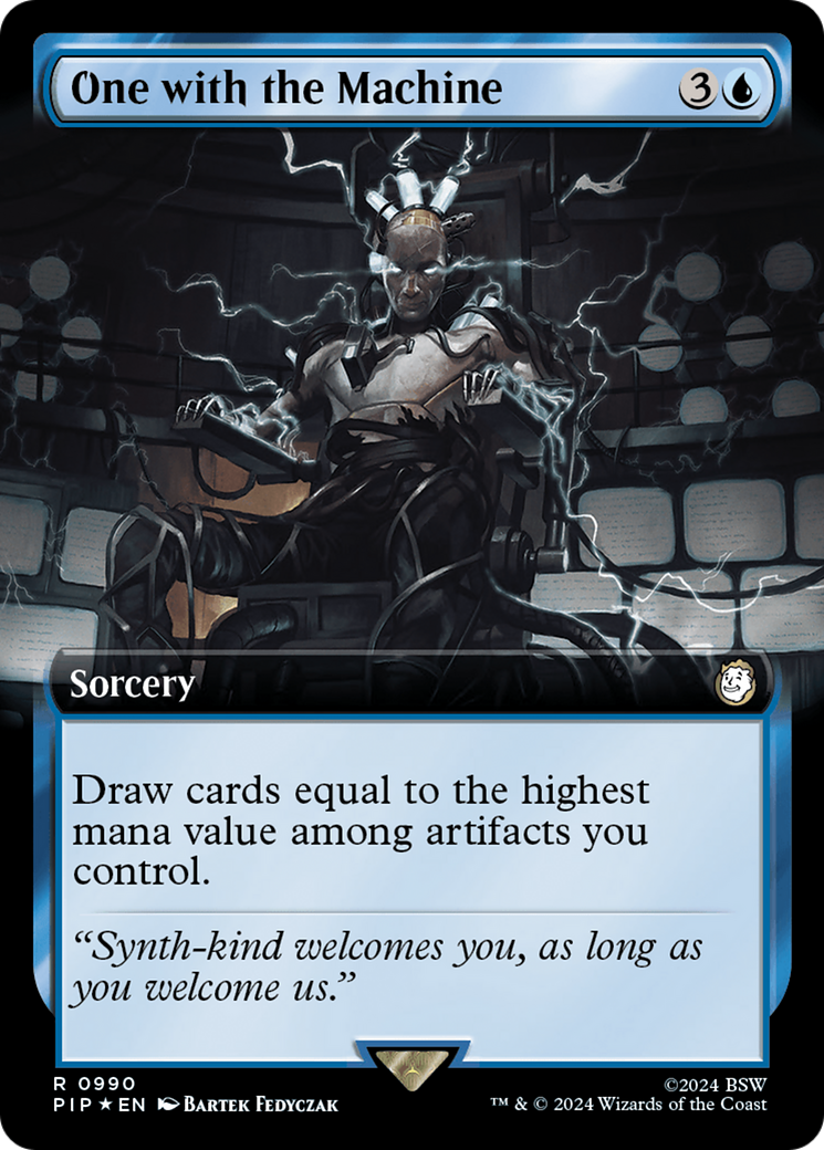 Image of One with the Machine (Extended Art) (Surge Foil) [Fallout]
