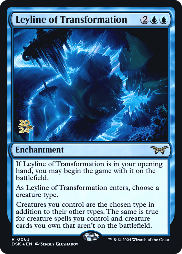 Image of Leyline of Transformation [Duskmourn: House of Horror Prerelease Promos]