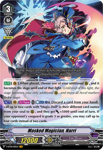 Image of Masked Magician, Harri (V-BT09/001EN) [Butterfly d'Moonlight]